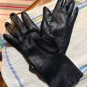 Silk Lined Leather Gloves, made in France